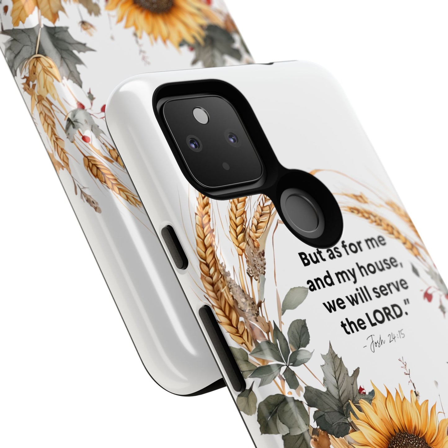 Fall-Themed Phone Case, Cozy Autumn Decor, Inspirational Quote, Pumpkin Design, Gift for Him or Her