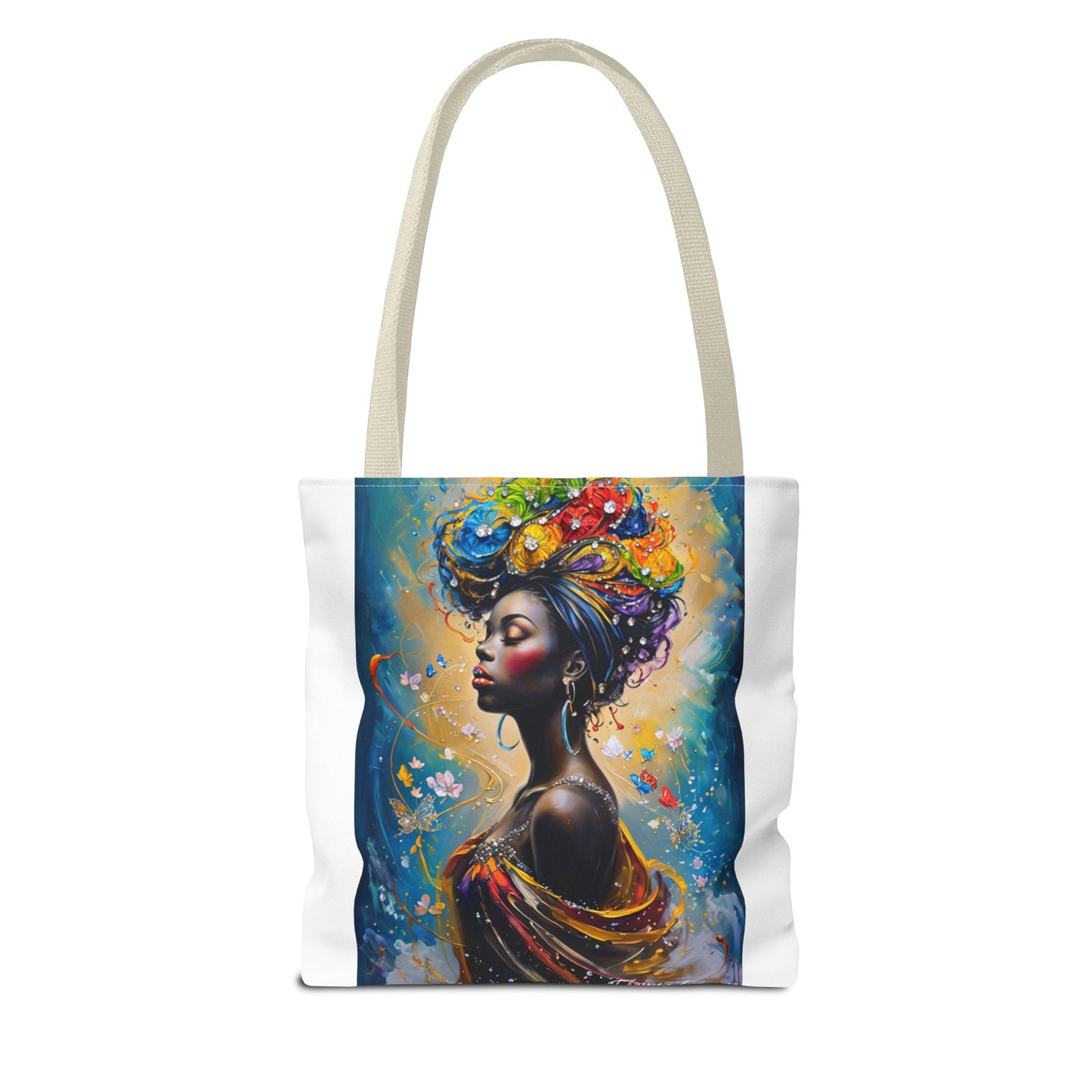 Vibrant Art Tote Bag, Stylish Eco-Friendly Grocery Bag, Elegant Gift for Art Lovers, Fashionable Daily Use, Perfect for Festivals