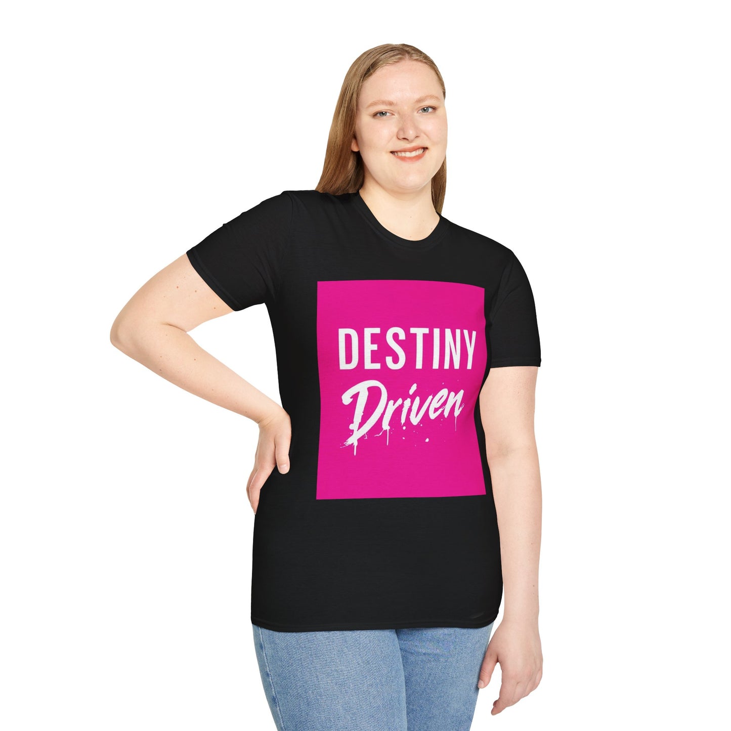 Copy of Destiny Driven Unisex Softstyle T-Shirt | Motivational Tee, Inspirational Gift, Casual Wear, Birthday Present, Everyday Comfort