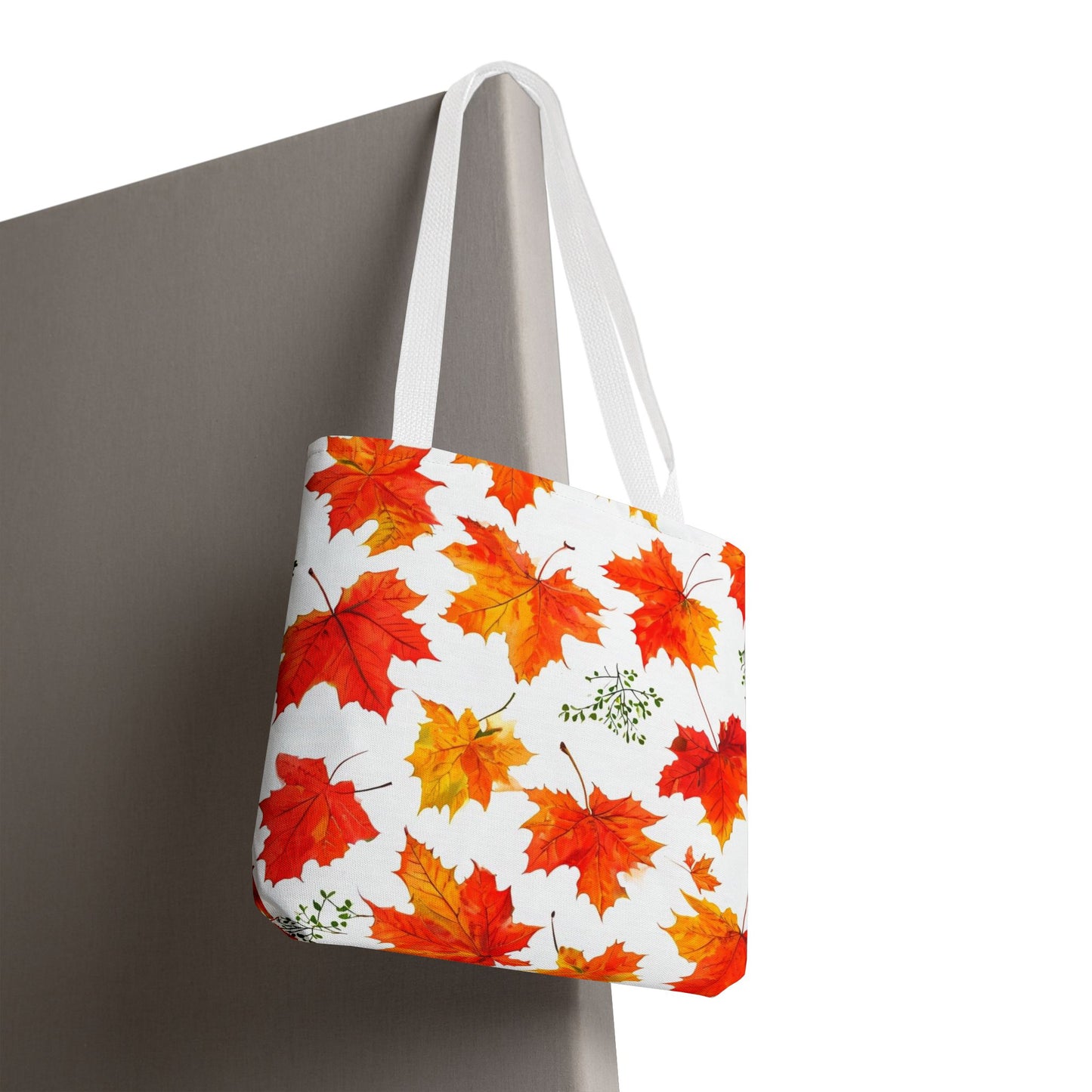 Autumn Leaves Tote Bag, Fall Shopping Tote, Seasonal Gift for Her, Eco-Friendly Bag, Thanksgiving Party Favor