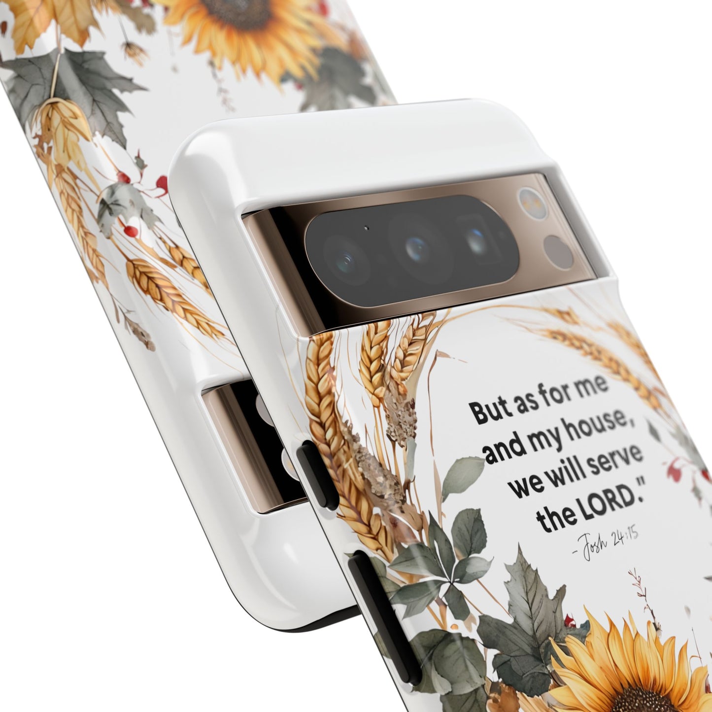 Fall-Themed Phone Case, Cozy Autumn Decor, Inspirational Quote, Pumpkin Design, Gift for Him or Her