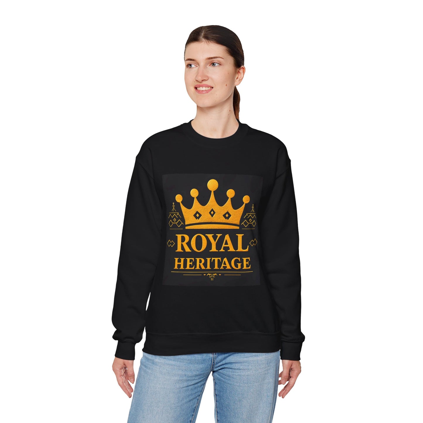 Royal Heritage Crewneck Sweatshirt - Unisex, Classic Style, Perfect for Casual Wear, Gifts, Heritage Celebrations
