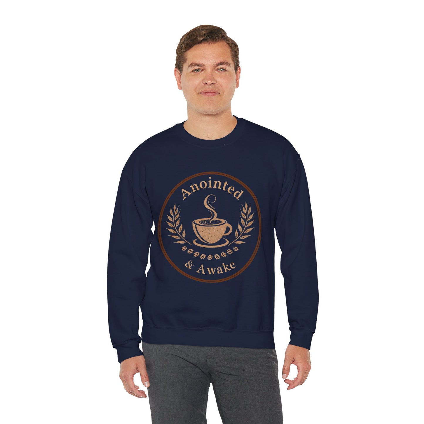 Cozy Coffee Sweatshirt - Anointed & Awake