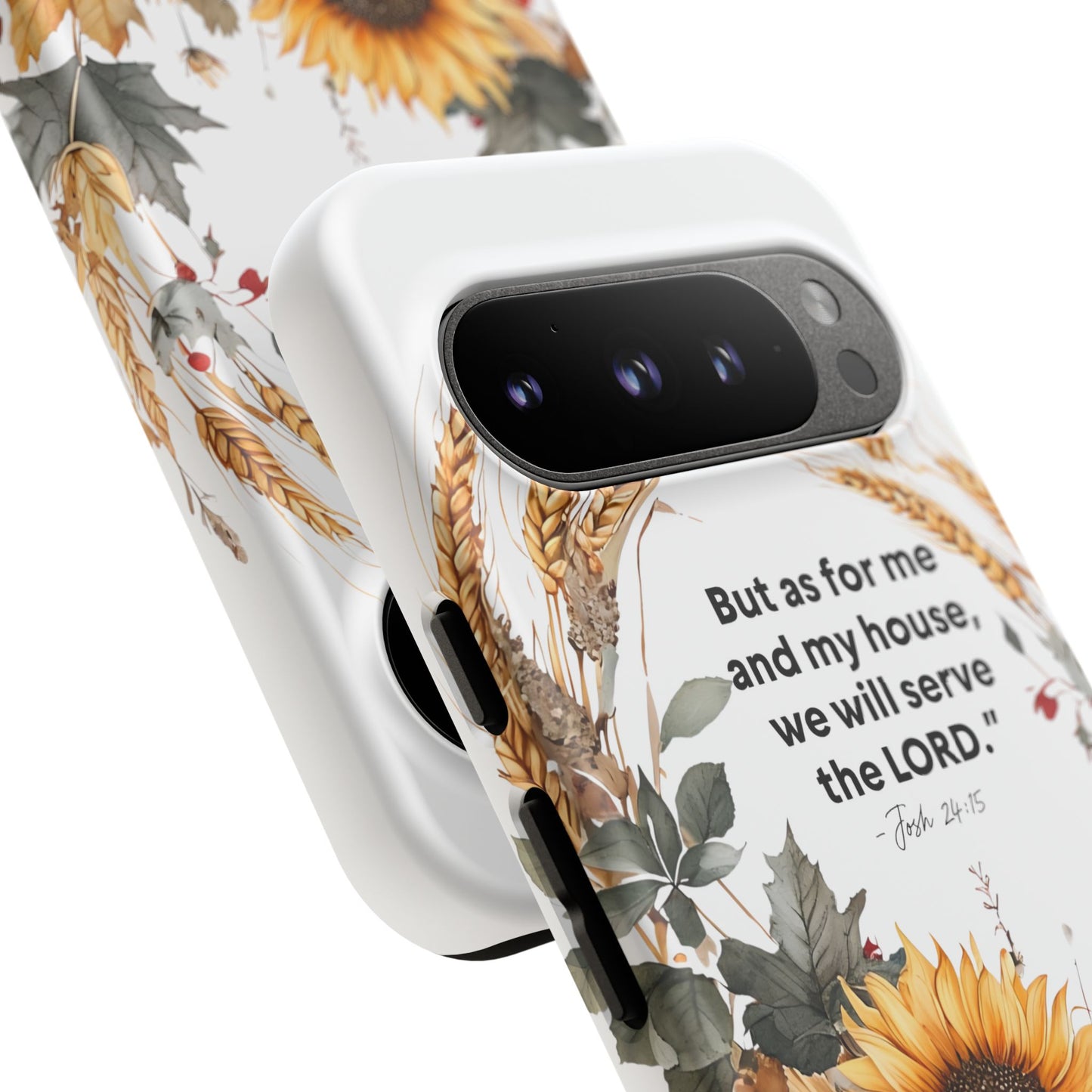 Fall-Themed Phone Case, Cozy Autumn Decor, Inspirational Quote, Pumpkin Design, Gift for Him or Her