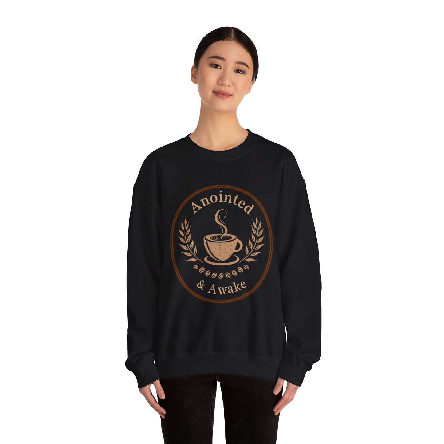 Cozy Coffee Sweatshirt - Anointed & Awake