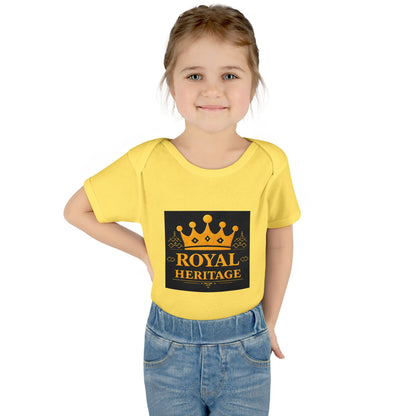 Royal Heritage Infant Bodysuit, Cute Baby Onesie, Newborn Gift, Baby Shower Outfit, Crown Theme Baby Apparel
