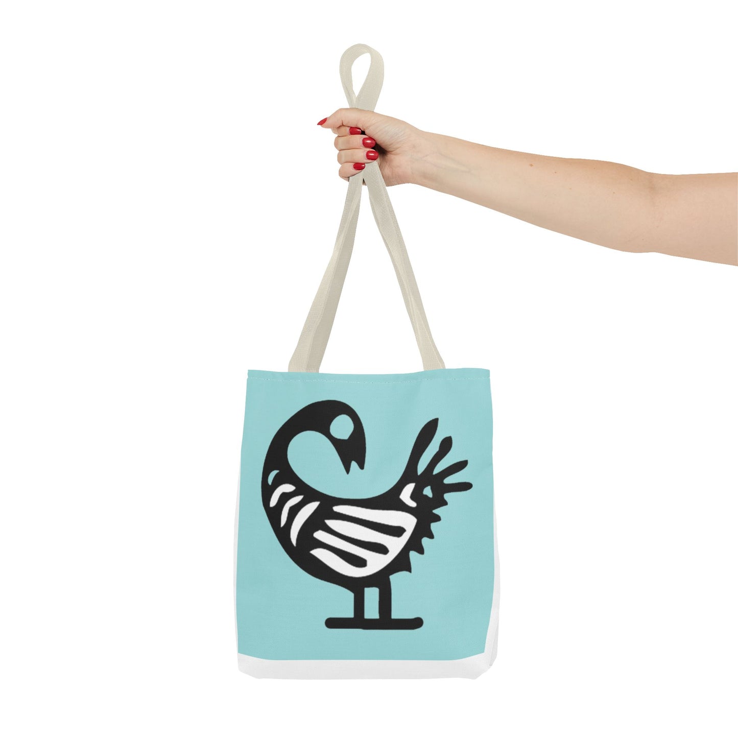 Artistic Tote Bag with Unique Swan Design, Eco-Friendly Grocery Bag, Stylish Beach Bag, Gift for Bird Lovers, Travel Tote