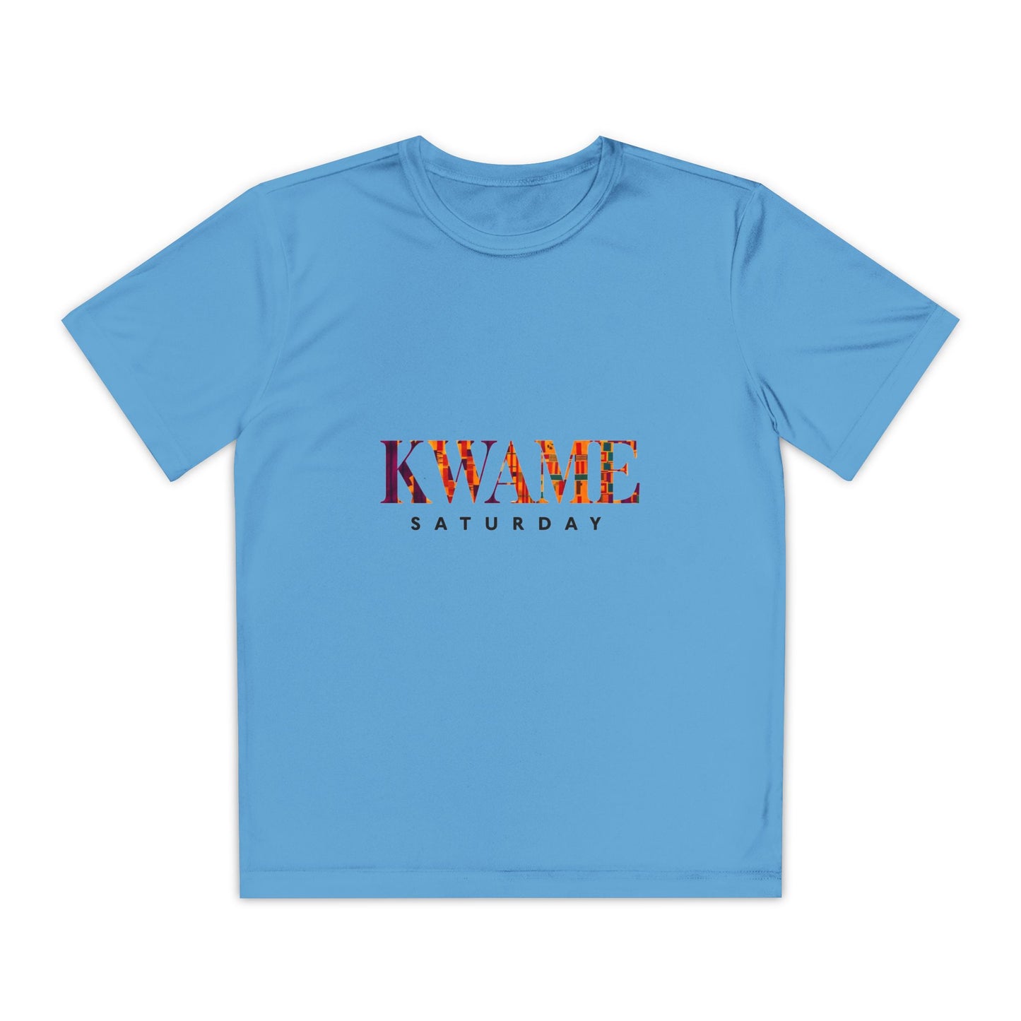 Youth Competitor Tee with KWAME SATURDAY Design - Perfect for Sports Events, Birthdays, Weekend Outfits, Gift for Youth, Casual Wear