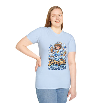 Running on Prayer and Coffee T-Shirt