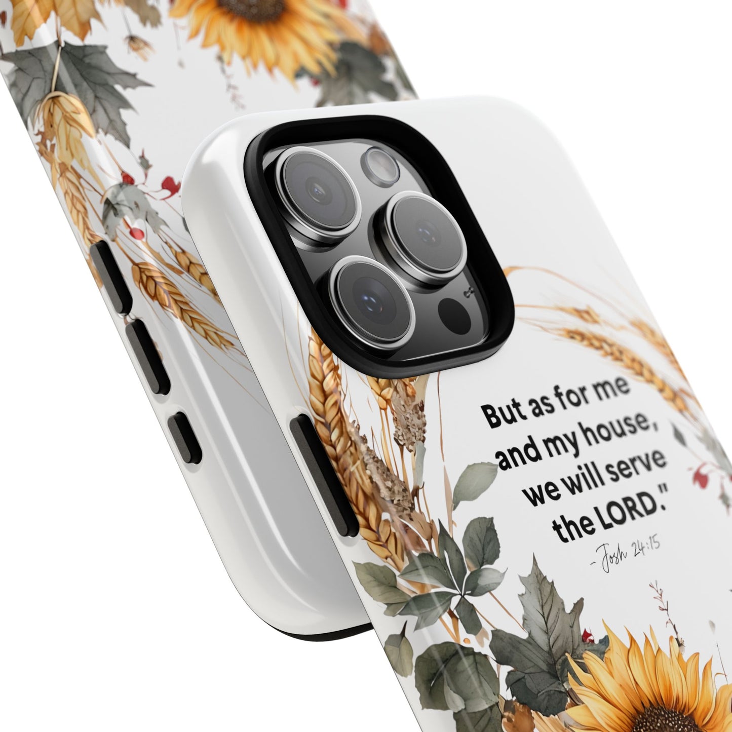 Fall-Themed Phone Case, Cozy Autumn Decor, Inspirational Quote, Pumpkin Design, Gift for Him or Her