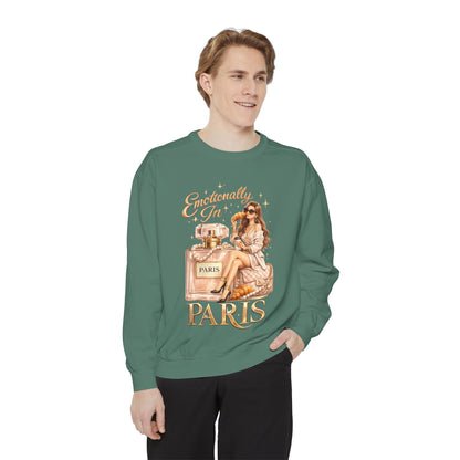 Emotionally in Paris Sweatshirt — Paris Perfume Graphic Crewneck