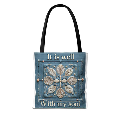 Inspirational Tote Bag, Faith-Based Bag, Motivational Shopping Bag, Personalized Gift, Spiritual Accessory