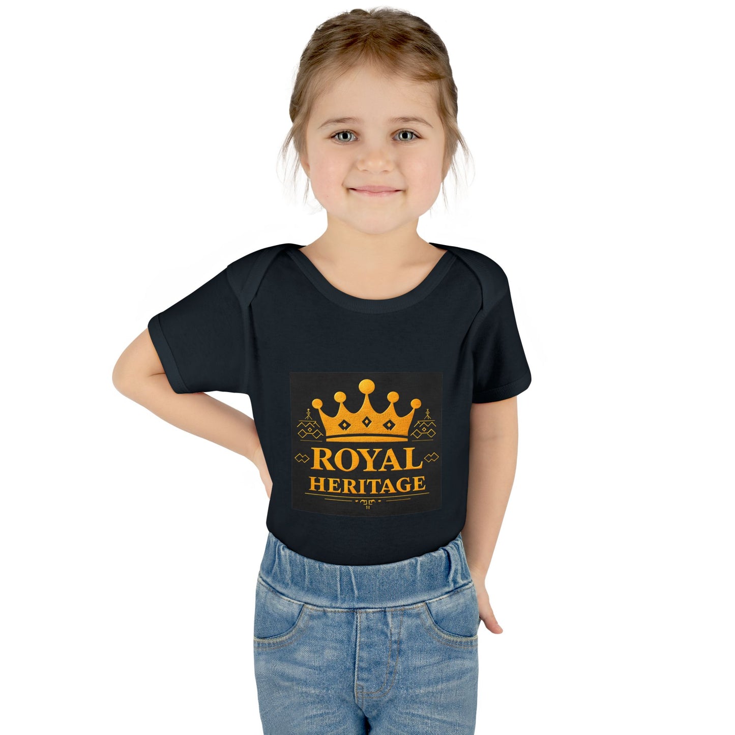 Royal Heritage Infant Bodysuit, Cute Baby Onesie, Newborn Gift, Baby Shower Outfit, Crown Theme Baby Apparel