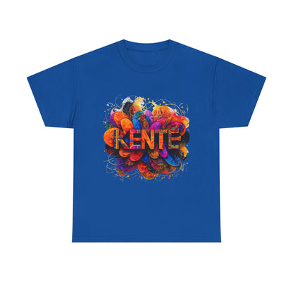 Vibrant Artistic Expression Tee - Unisex Cotton T-Shirt, Casual Wear, Gift for Art Lovers, Bright Design, Everyday Style