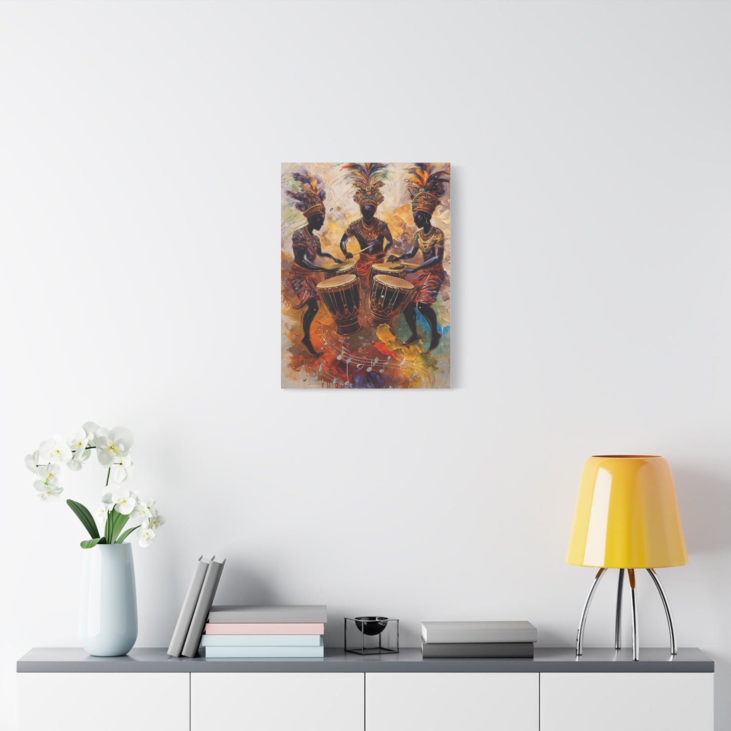 Artistic Drumming Canvas Wall Art, Vibrant Music-Themed Decor, Ideal Gift for Music Lovers, Home Decoration, Festival Wall Hanging, [...]