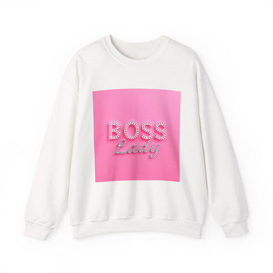 Boss Lady Crewneck Sweatshirt | Stylish Gift for Bosses, Empowering Apparel, Women's Fashion, Cozy Outfit, Motivational Apparel