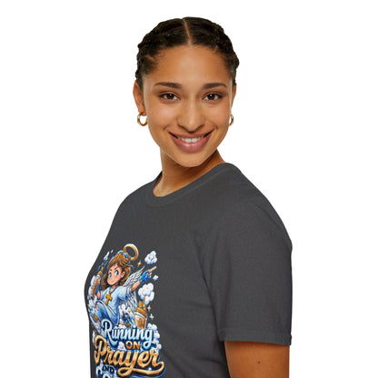 Running on Prayer and Coffee T-Shirt