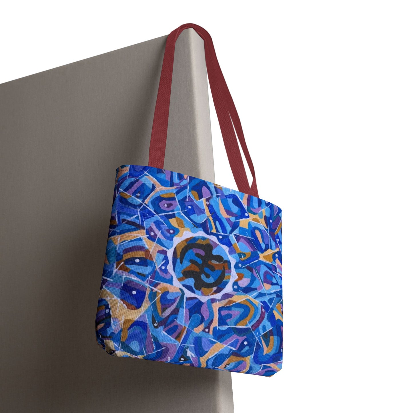 Artistic AOP Tote Bag, Colorful Everyday Tote, Trendy Shopping Bag, Unique Gift for Her, Boho Style Bag