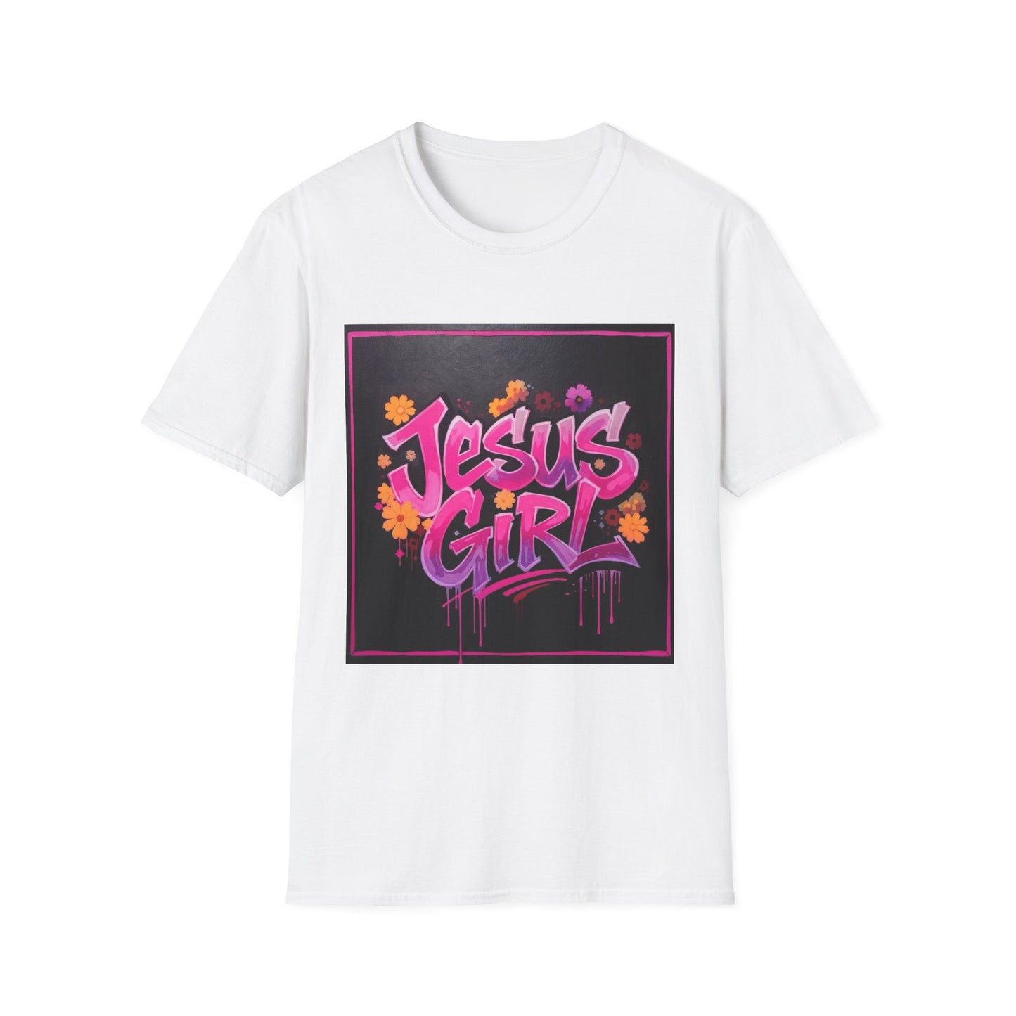 Jesus Girl Graphic T-Shirt, Christian Apparel, Faith-Based Gift, Inspirational Shirt, Summer Style, Trendy Outfits