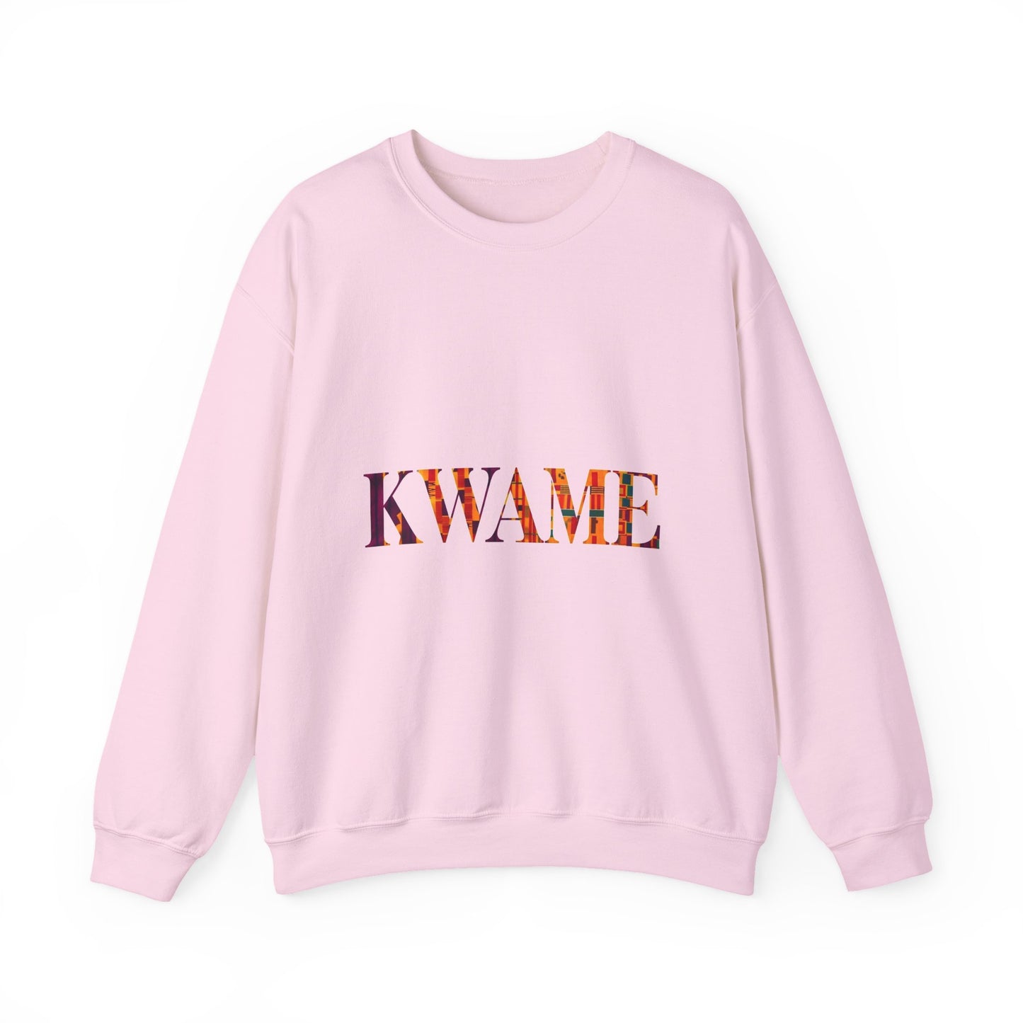 Kwame Graphic Crewneck Sweatshirt | Cozy Unisex Sweatshirt for Casual Outfits, Gift for Her/Him, Fall Fashion, Everyday Wear