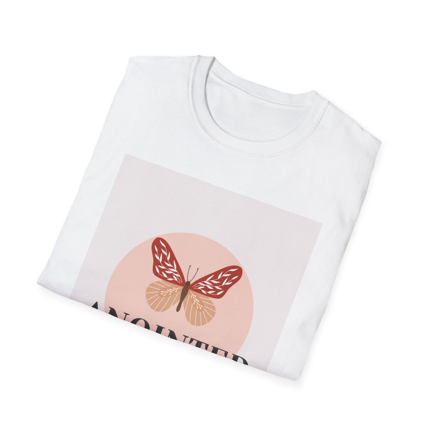 Anointed & Unapologetic Butterfly T-Shirt, Inspirational Tee, Gift for Her, Motivational Apparel, Casual Wear, Encouragement Shirt