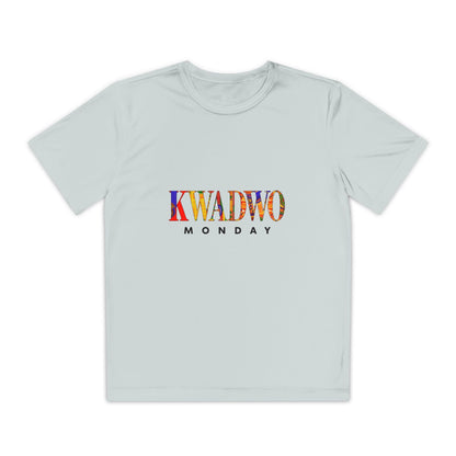 Youth Competitor T-Shirt, Fun Youth Tee, Kwadwo Monday Graphic Tee, Kids Casual Top, Gift for Kids, Birthday Shirt
