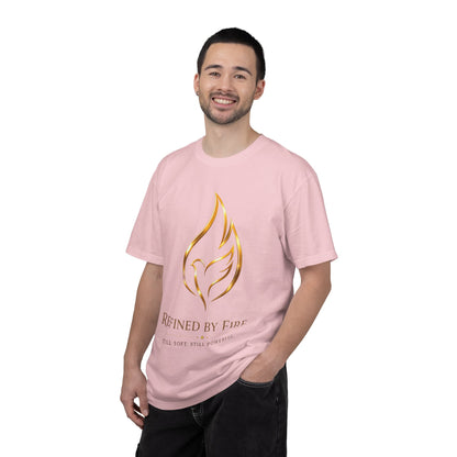 Refined By Fire Graphic T-Shirt — Inspirational Flame Dove Tee