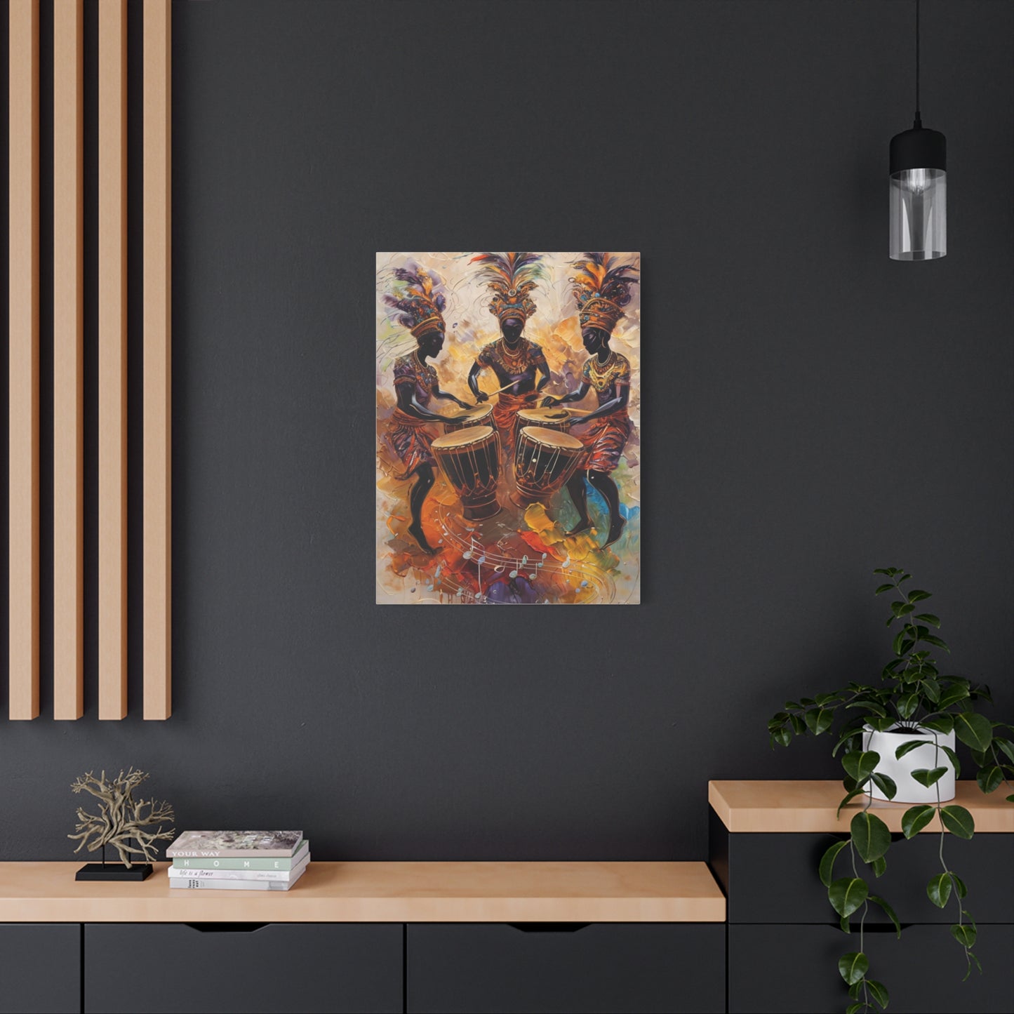 Artistic Drumming Canvas Wall Art, Vibrant Music-Themed Decor, Ideal Gift for Music Lovers, Home Decoration, Festival Wall Hanging, [...]