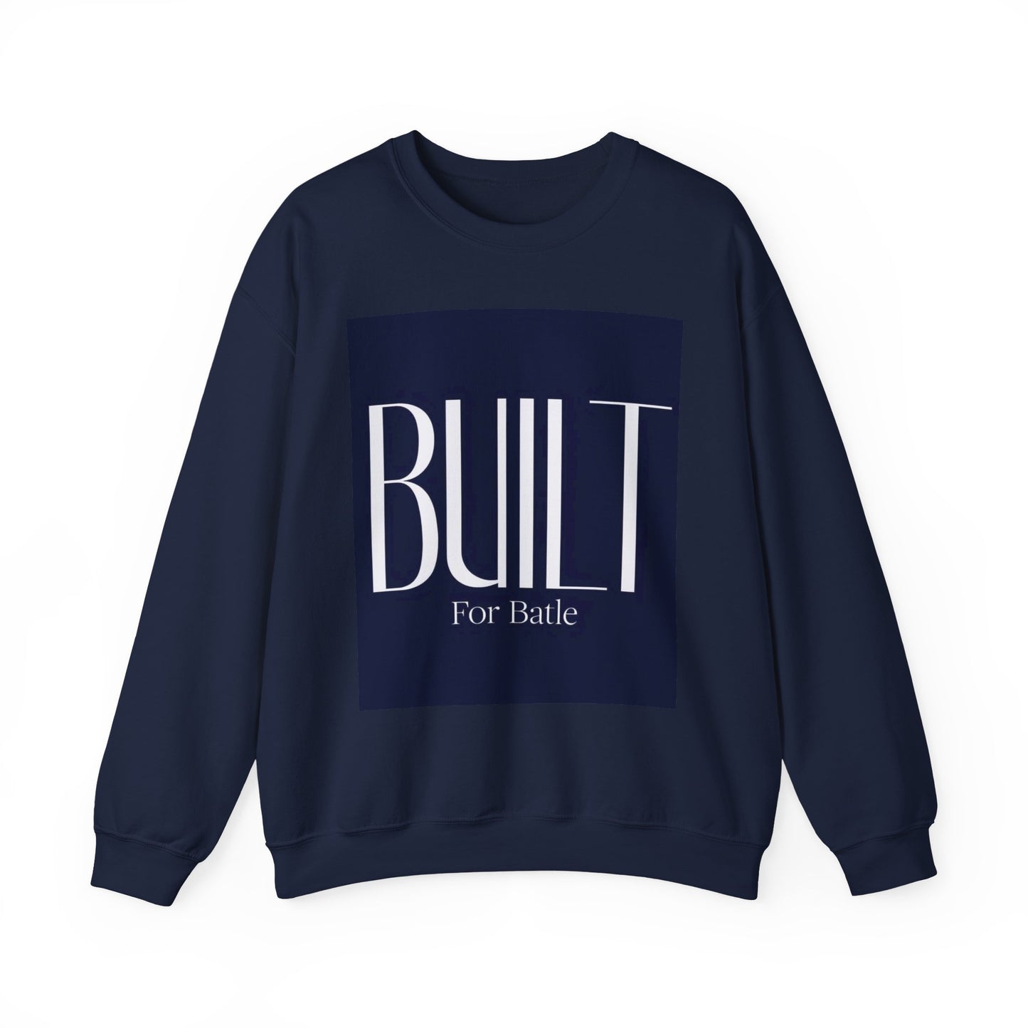 Built For Battle Unisex Crewneck Sweatshirt, Comfortable Layering, Casual Wear, Gift for Gamers, Stylish Everyday Apparel