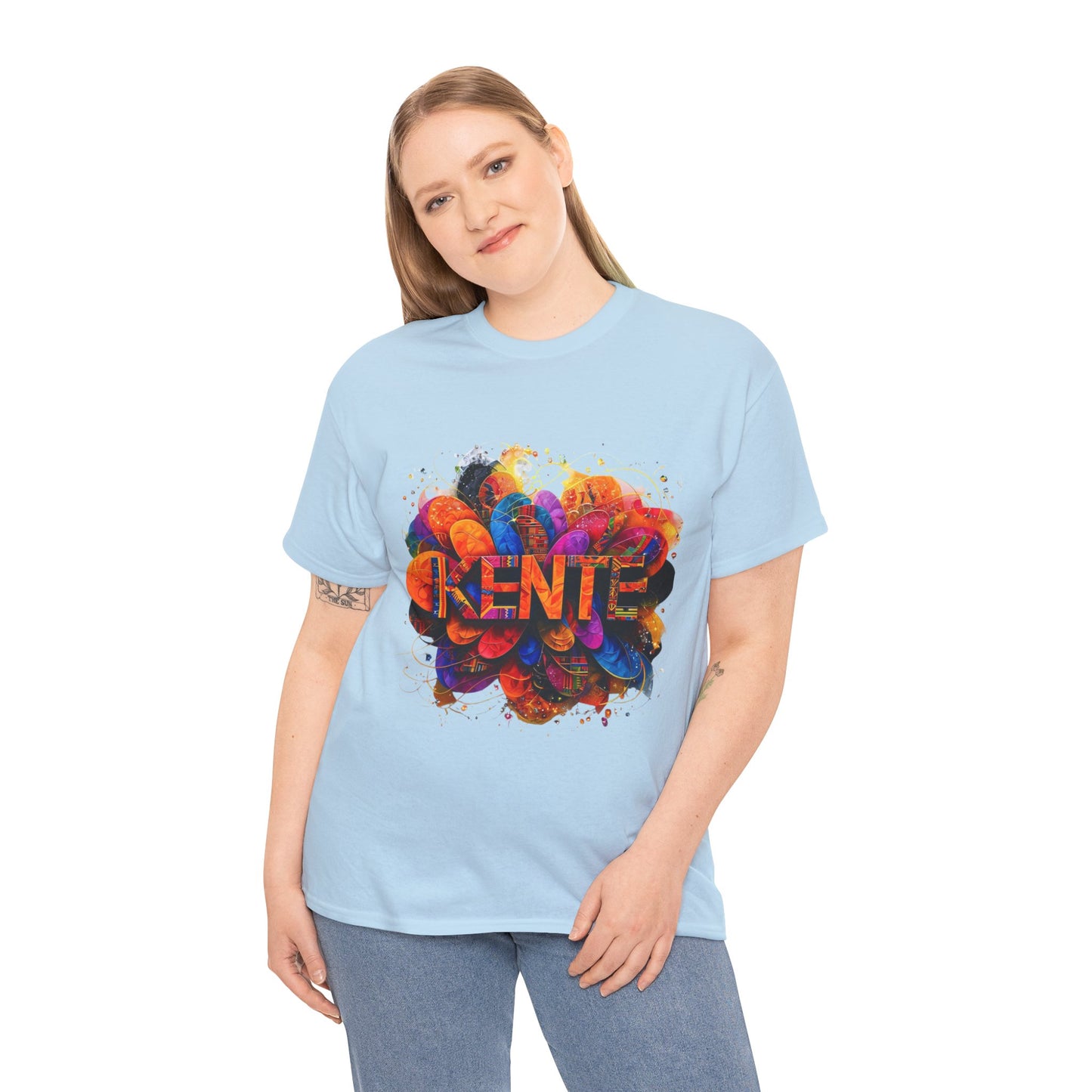Vibrant Artistic Expression Tee - Unisex Cotton T-Shirt, Casual Wear, Gift for Art Lovers, Bright Design, Everyday Style