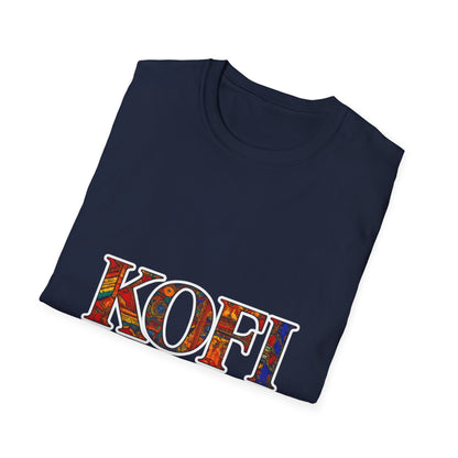 GhanaIan name KOFI Unisex Softstyle T-Shirt | Funny Foodie Tee, Chef Gift, Cooking Humor, Kitchen Lover Apparel, Culinary T-Shirt