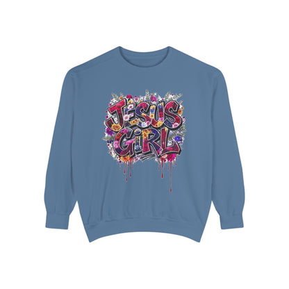 Jesus Girl Sweatshirt, Unisex Casual Pullover, Faith-Based Gift, Christmas, Birthday, Everyday Comfort