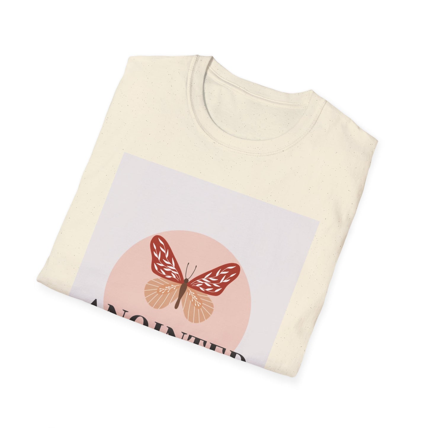 Anointed & Unapologetic Butterfly T-Shirt, Inspirational Tee, Gift for Her, Motivational Apparel, Casual Wear, Encouragement Shirt