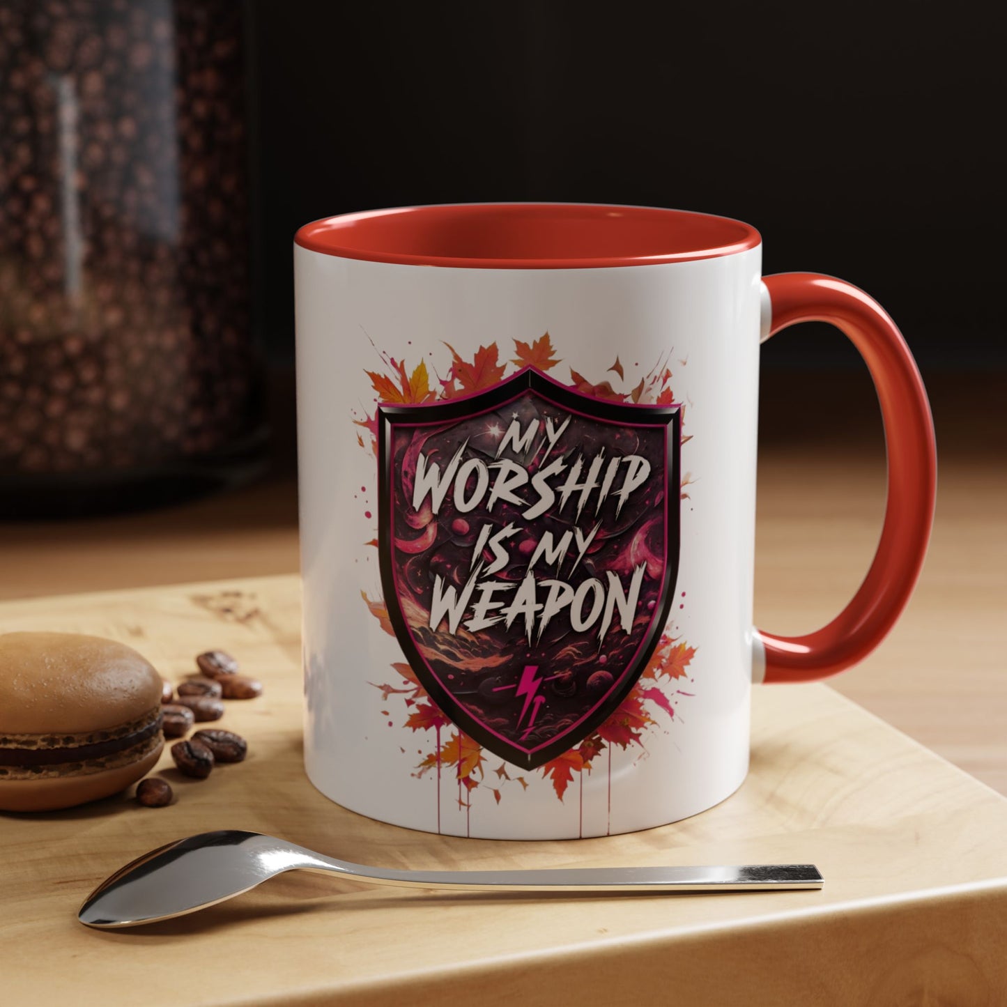 Bold Worship Coffee Mug - My Worship is My Weapon, Inspirational Gift for Coffee Lovers, Motivational Mug, Perfect for Events and [...]