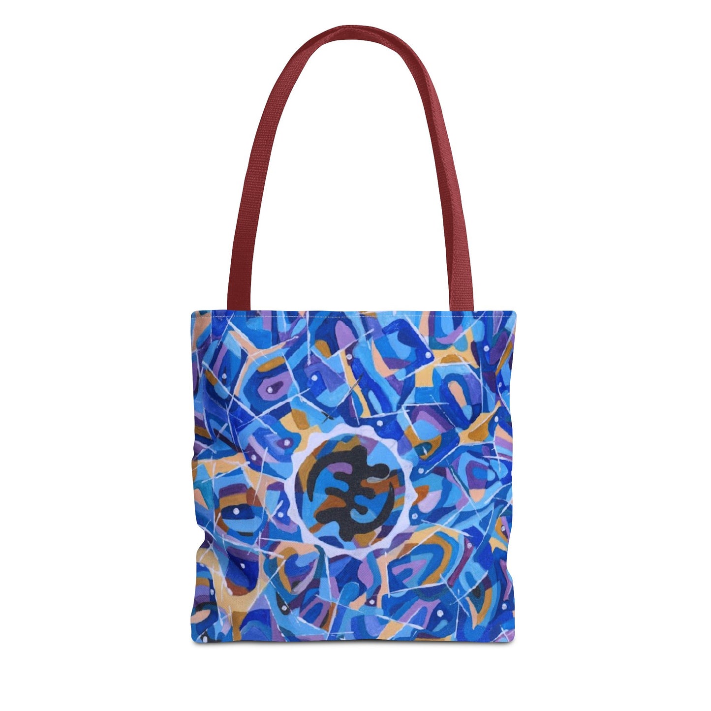 Artistic AOP Tote Bag, Colorful Everyday Tote, Trendy Shopping Bag, Unique Gift for Her, Boho Style Bag