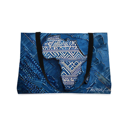 African-Inspired Weekender Tote Bag | Stylish Travel Bag, Vacation Tote, Beach Carryall, Fitness Organizer, Gift for Travelers