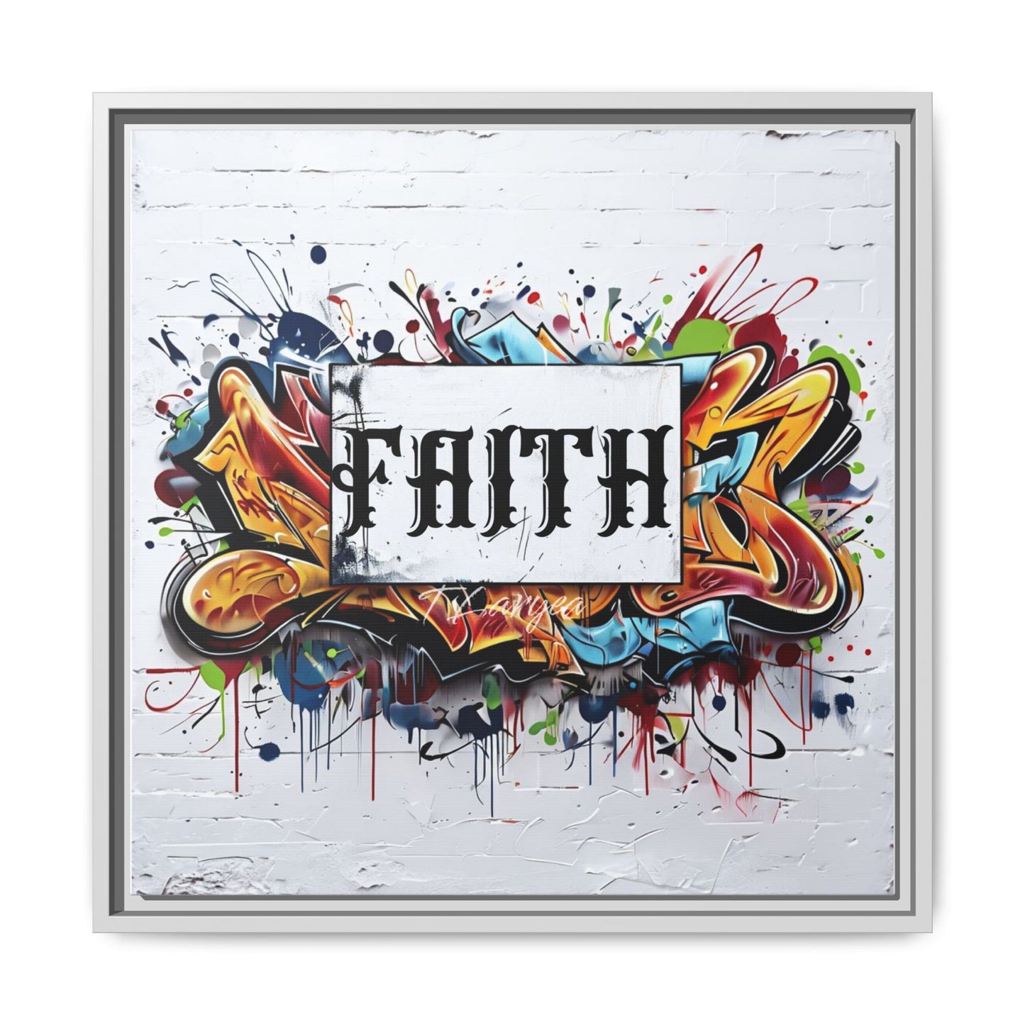 Matte Canvas, Framed (Multi-color)