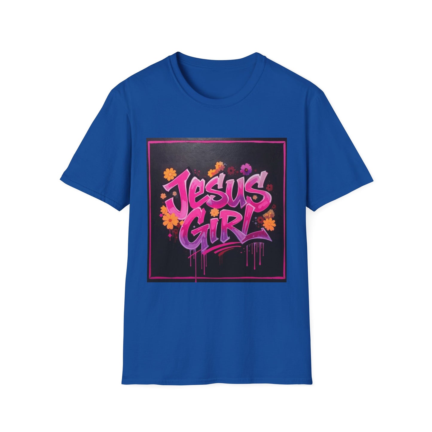 Jesus Girl Graphic T-Shirt, Christian Apparel, Faith-Based Gift, Inspirational Shirt, Summer Style, Trendy Outfits