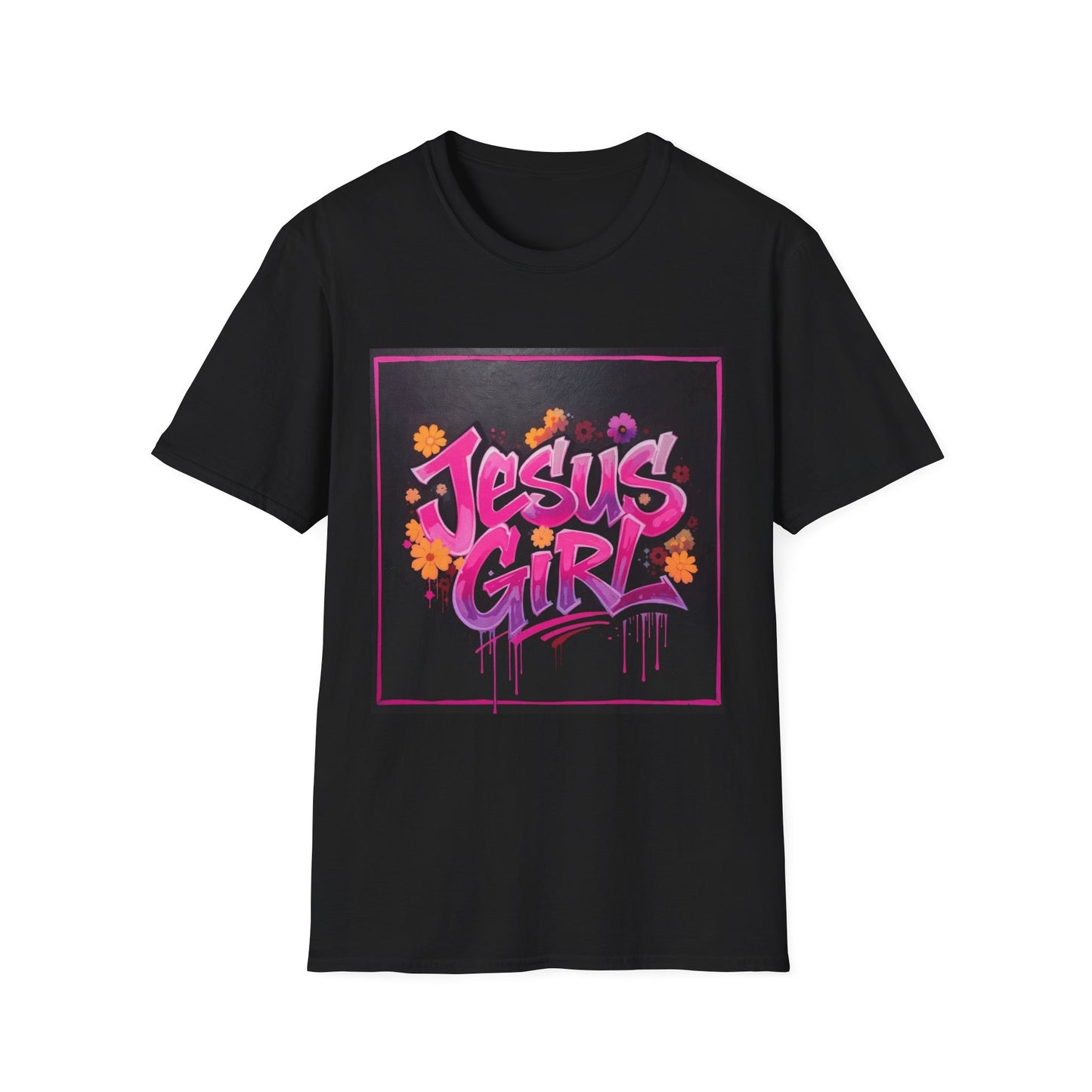 Jesus Girl Graphic T-Shirt, Christian Apparel, Faith-Based Gift, Inspirational Shirt, Summer Style, Trendy Outfits