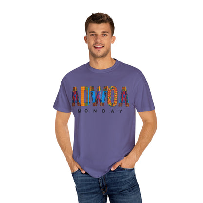 Vibrant Unisex T-Shirt - ADWOA MONDAY Graphic Tee, Casual Wear, Gift for Him/Her, Everyday Style, Unique Graphic Shirt, Fashion Statement