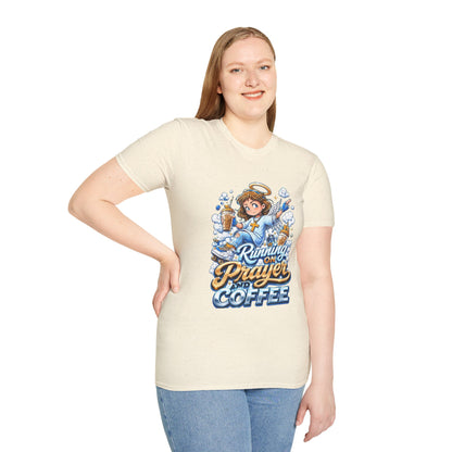 Running on Prayer and Coffee T-Shirt