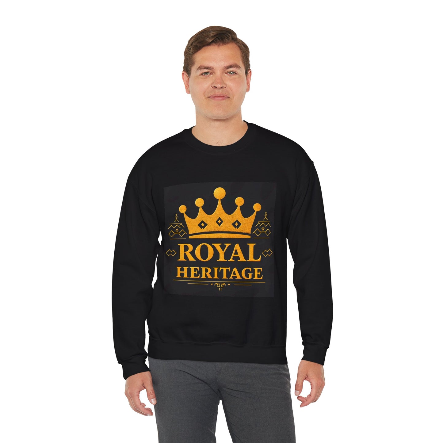 Royal Heritage Crewneck Sweatshirt - Unisex, Classic Style, Perfect for Casual Wear, Gifts, Heritage Celebrations