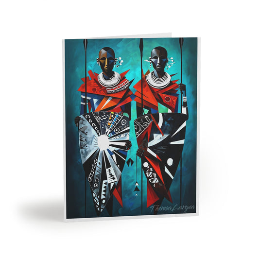 Greeting Card Set - Celebratory Art Cards for All Occasions, African Art Greeting Cards, Unique Card Set, Birthday Greetings, Artistic [...]