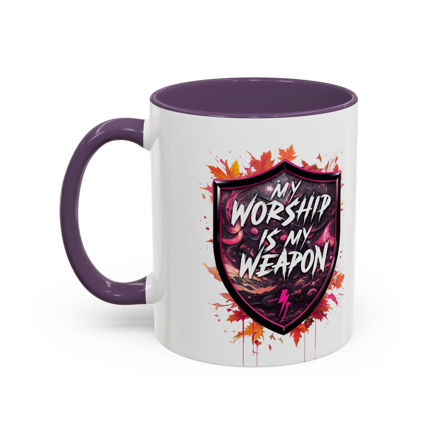 Bold Worship Coffee Mug - My Worship is My Weapon, Inspirational Gift for Coffee Lovers, Motivational Mug, Perfect for Events and [...]