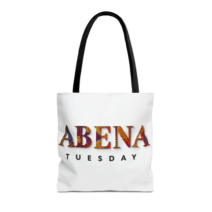 Abena Tuesday Tote Bag, Stylish Carryall, Gift for Her, Daily Use, Eco-Friendly, Fashionable Shopper's Bag, Personalized Tote
