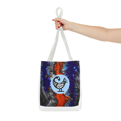 Vibrant Abstract Tote Bag - Artistic Carried Canvas, Eco-Friendly Shopping Companion, Gift for Art Lovers, Travel Enthusiast, Vibrant [...]