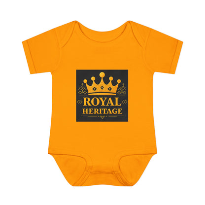 Royal Heritage Infant Bodysuit, Cute Baby Onesie, Newborn Gift, Baby Shower Outfit, Crown Theme Baby Apparel