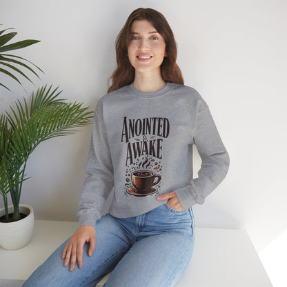 Coffee Lovers Unisex Sweatshirt - "Anointed & Awake" Cozy Crewneck for Daily Inspiration, Perfect Gift for Birthdays, Holidays, and [...]