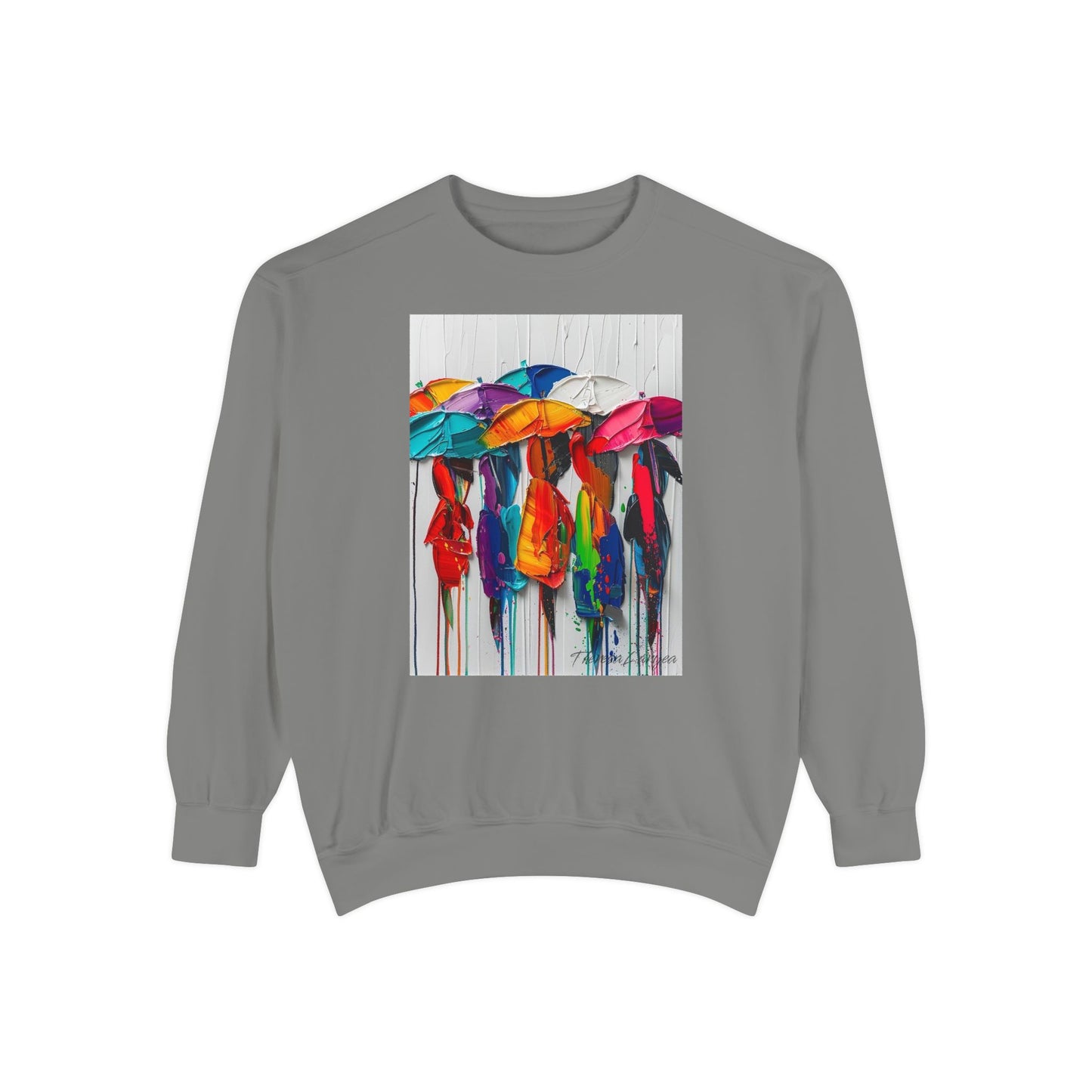 Colorful Umbrella Art Sweatshirt | Unisex Garment-Dyed Apparel, Cozy Gift for Rainy Days, Art Lover's Sweatshirt, Trendy Layering [...]
