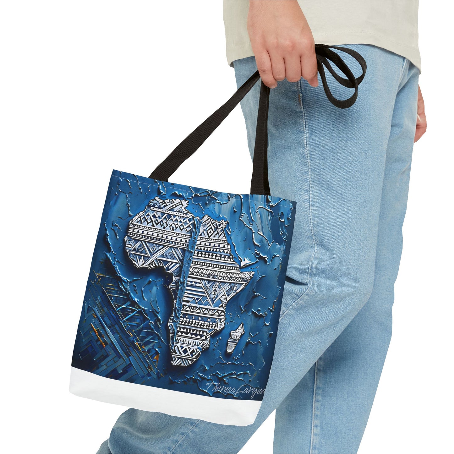 African Pride Tote Bag, Eco-Friendly Shopping Bag, Vacation Tote, Boho Style Bag, Gift for Travelers, Art Tote